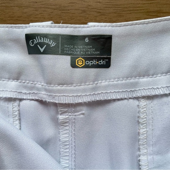 Callaway White Golf Shorts - Picture 5 of 8